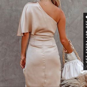 Cupshe one-shoulder dress size S